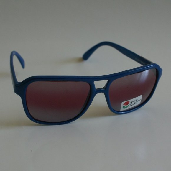 NWT True Vintage Double Bridge All Weather Rose lens Sports Navigator sunglasses - Picture 1 of 2